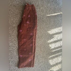 PacSun Heartbreaker Corduroy Cargo Elastic Waist Pants